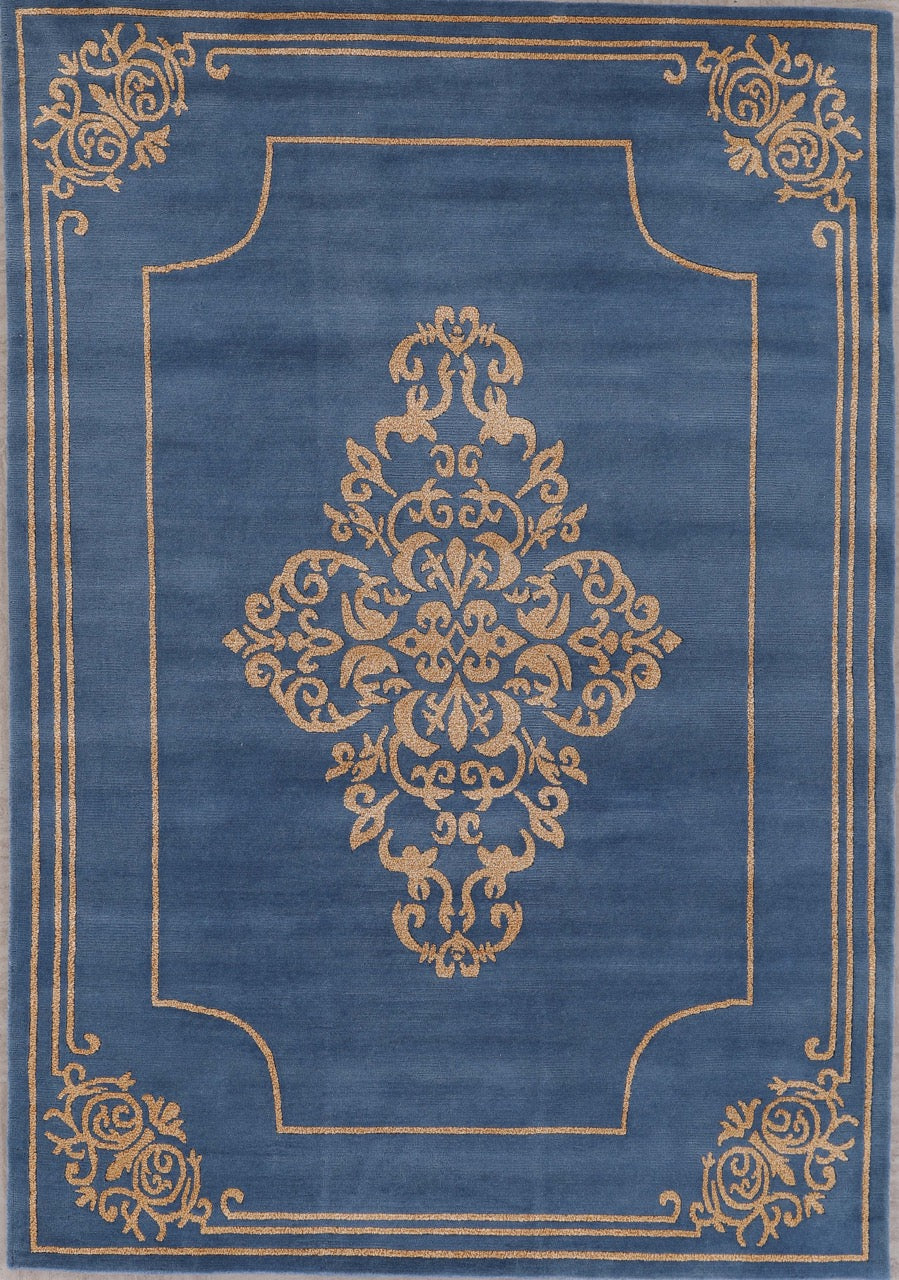 Modern Fine Handmade Nepal Wool And Silk Carpet product image #27775391105194