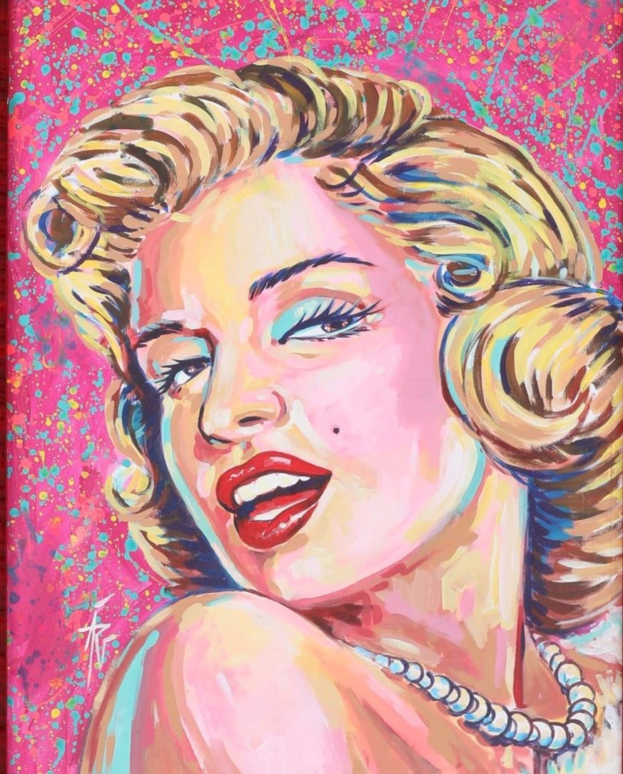 627 - Marilyn Monroe Framed Wall Portrait