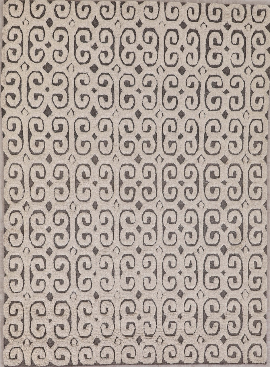 Indian Handmade With A Moroccan Design Modern Rug