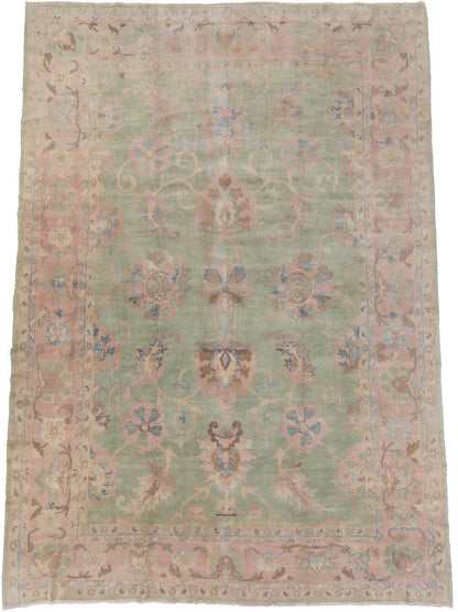 Handmade Fine Egyptian Floral Wool Carpet-id3
