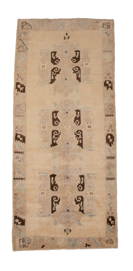 Turkish Fine Unique Handmade Traditional Wool Runner