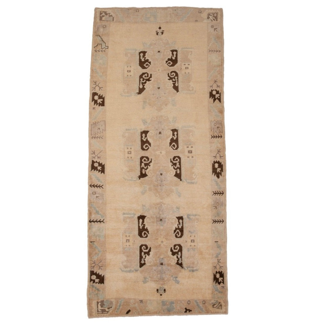 Turkish Fine Unique Handmade Traditional Wool Runner