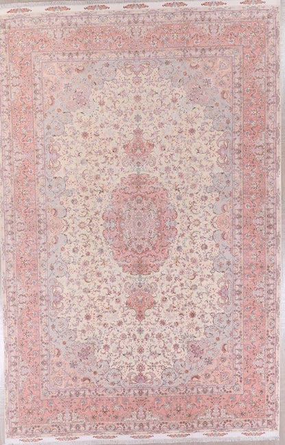 One Of A Kind Fine Persian Oversized Wool Medallion Rug-id4
