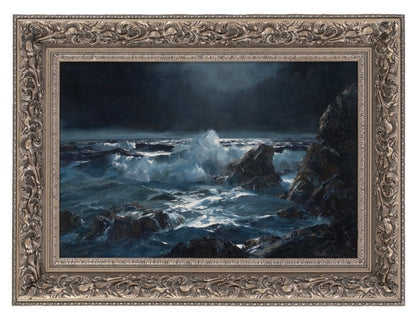Framed Ocean Painting-id1
