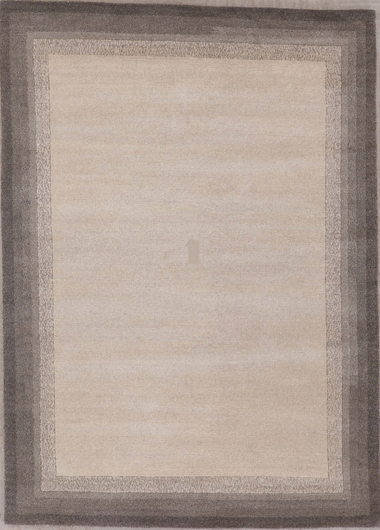 657 - Indian Modern Handmade Wool Area Rug