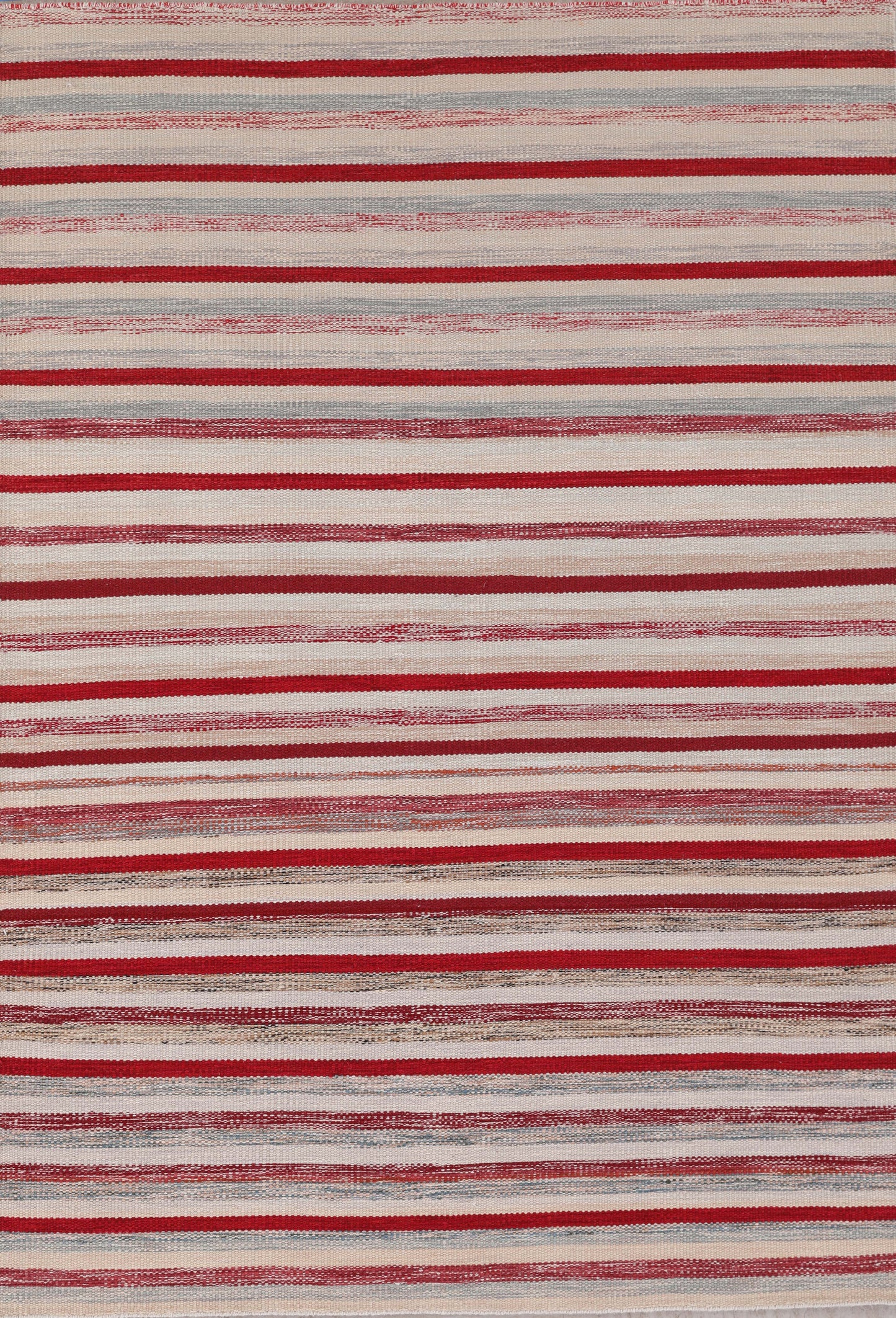 Handmade Modern Striped Multicolor Wool Kilim product image #27645747527850