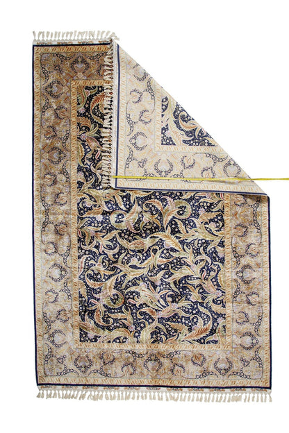 China Traditional Floral Silk Rug With Turkish Pattern And  China  Design-id3
