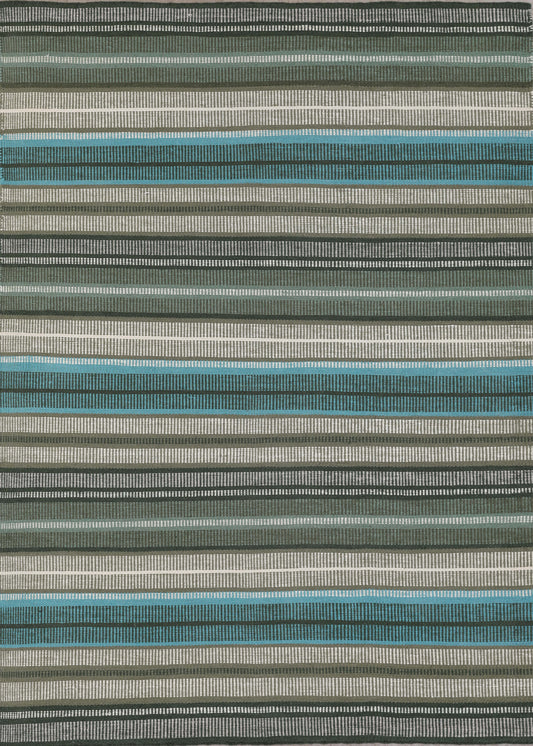 Flat Weave Handmade Modern Multicolor Nepal Kilim