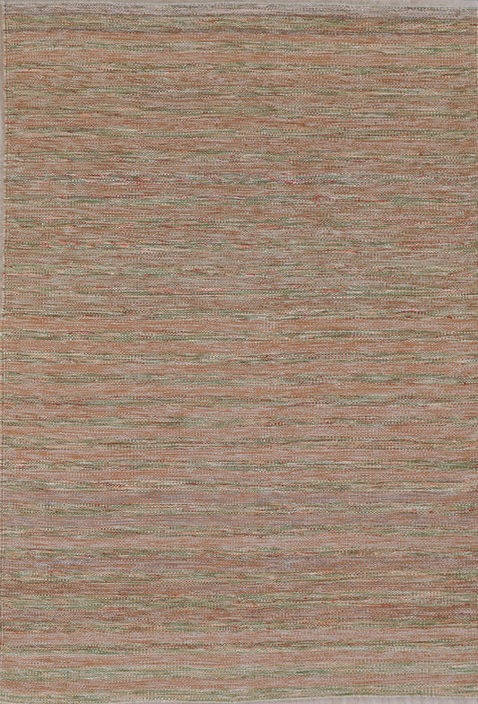 Kilim Modern Wool Multicolor Brown Green Red