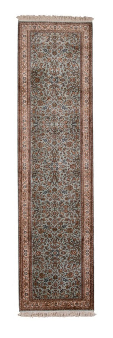 Fine Silk Handmade Kashmir Runner Rug