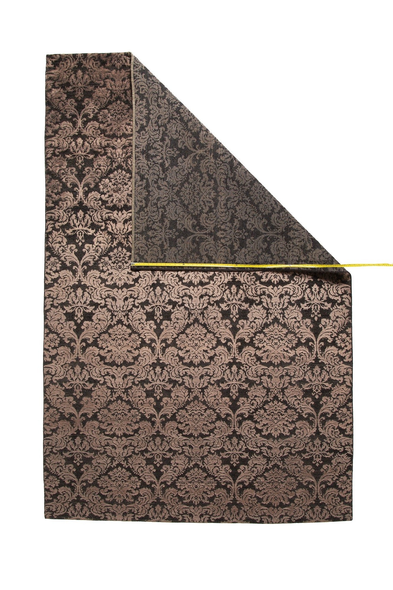 Indian Contemporary Handwoven Wool & Silk Area Rug