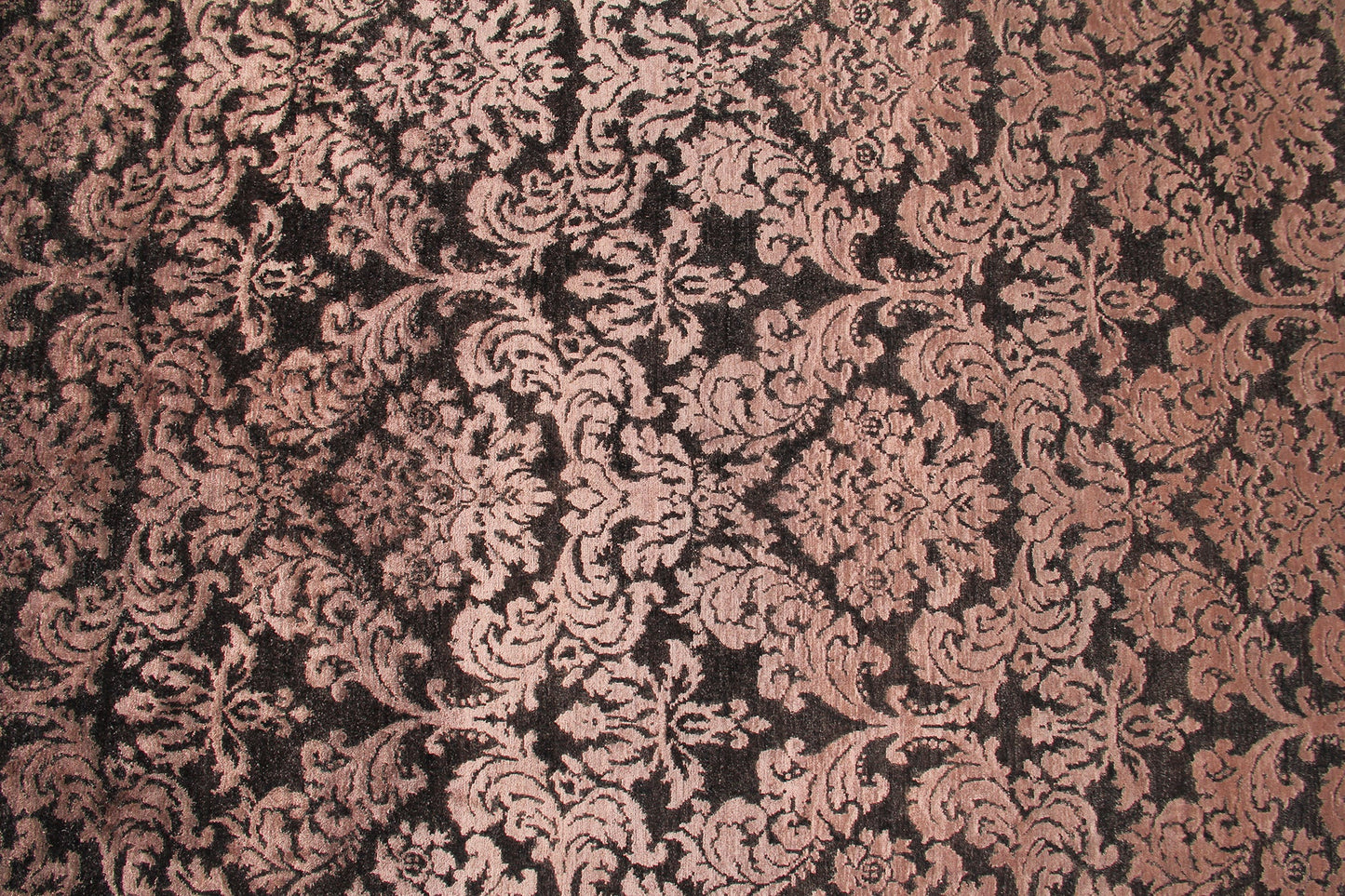 Indian Contemporary Handwoven Wool & Silk Area Rug