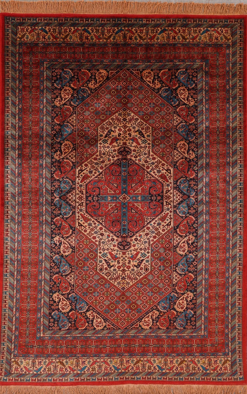 Persian Handmade Pure Silk Turkmen Design product image #27844897996970