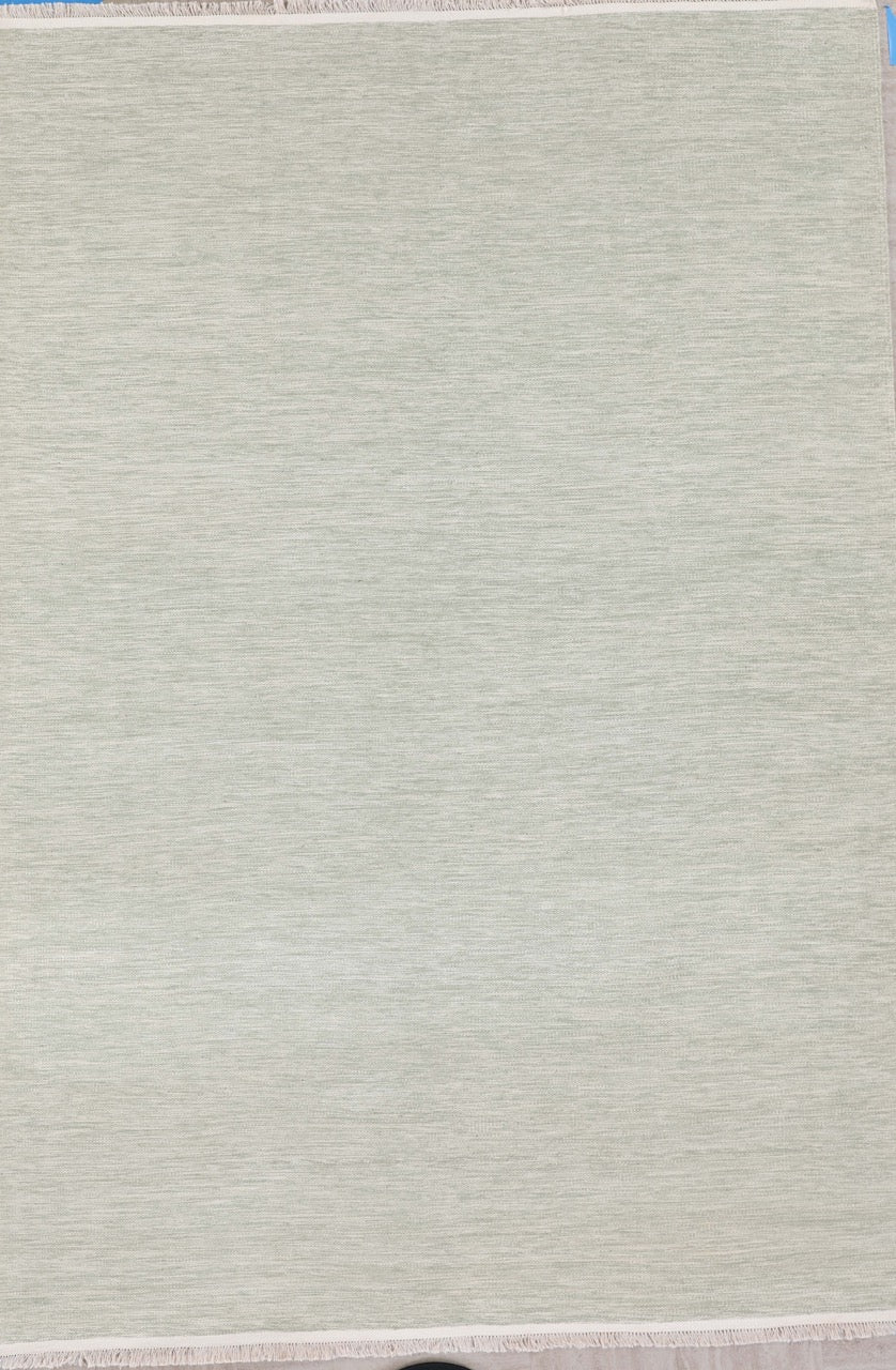 Modern Wool Silk Multicolor Nepali Flat Weave Kilim