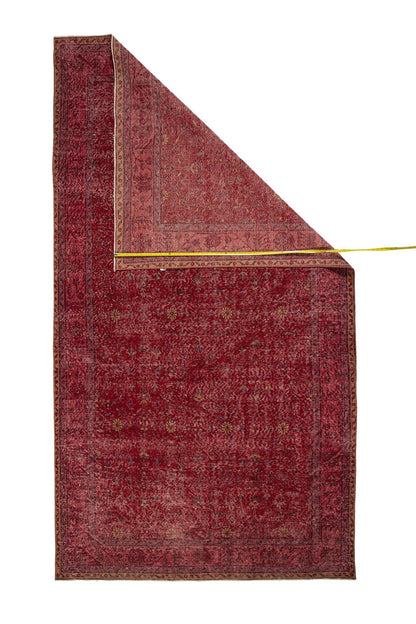 Vintage Wool Handmade Turkish Red Carpet-id4
