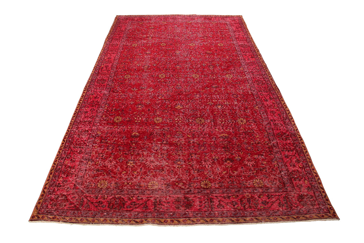 Vintage Wool Handmade Turkish Red Carpet product image #27556268769450