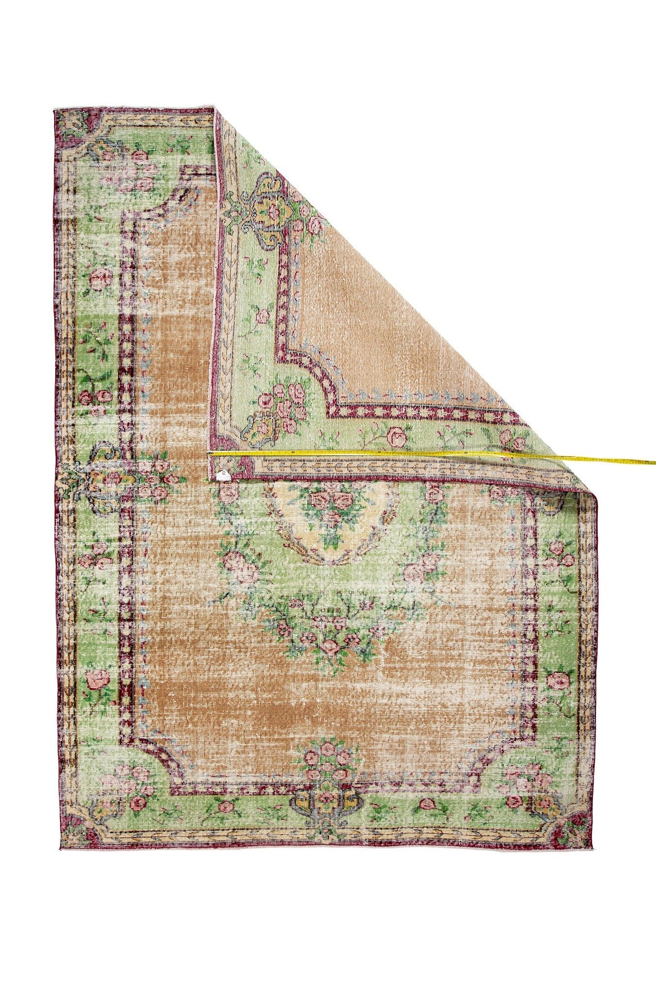 Vintage Handwoven Wool Turkish Carpet product image #27555832430762