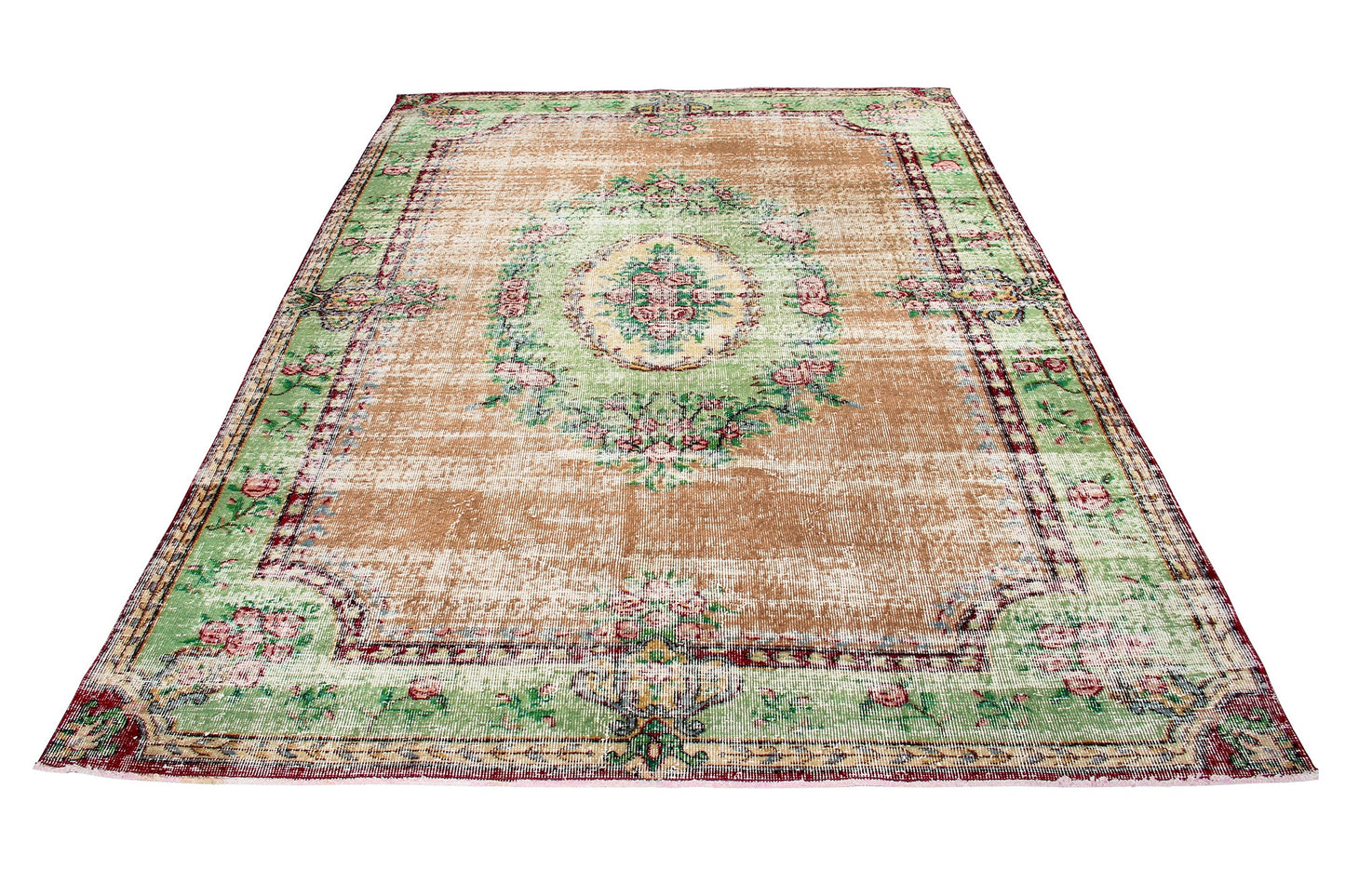 Vintage Handwoven Wool Turkish Carpet product image #27555832561834