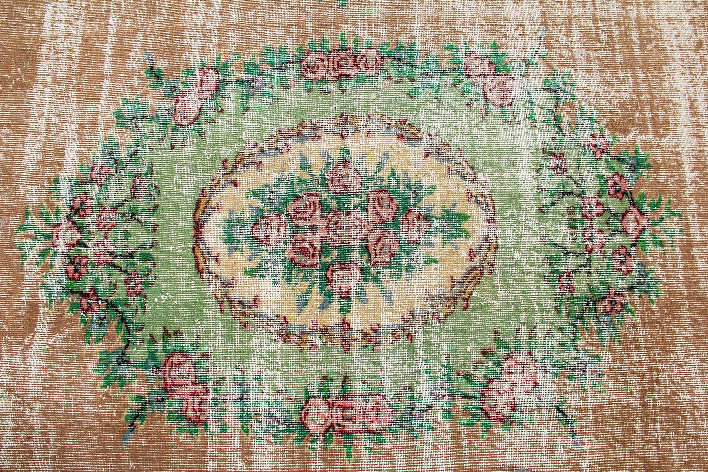 Vintage Handwoven Wool Turkish Carpet product image #27555832463530