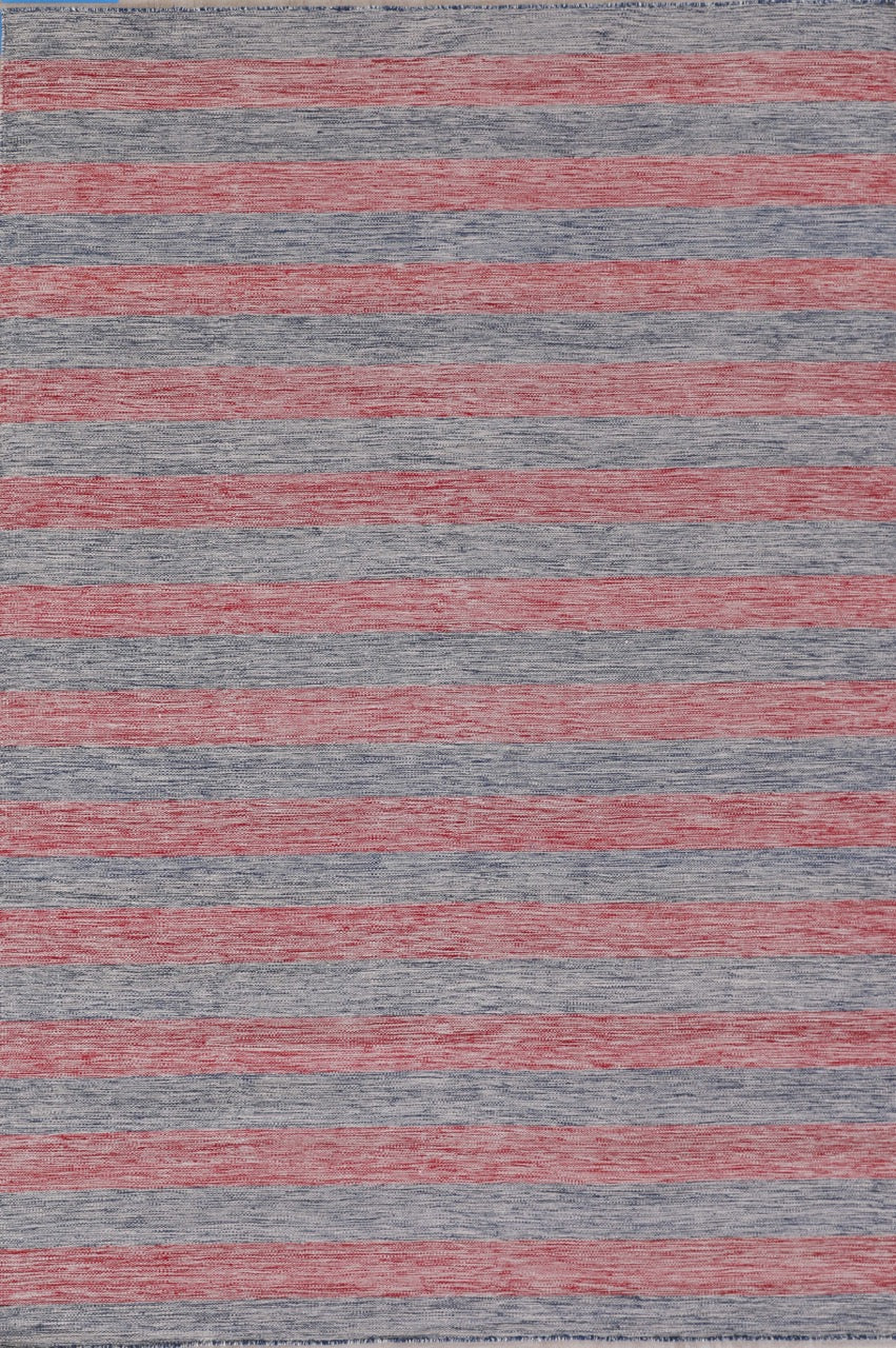 Modern Nepal Wool Stripped Kilim