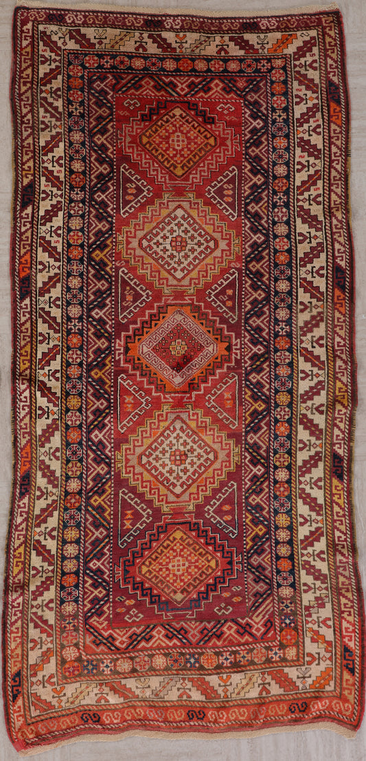Real Armenian Antique Wool Rug