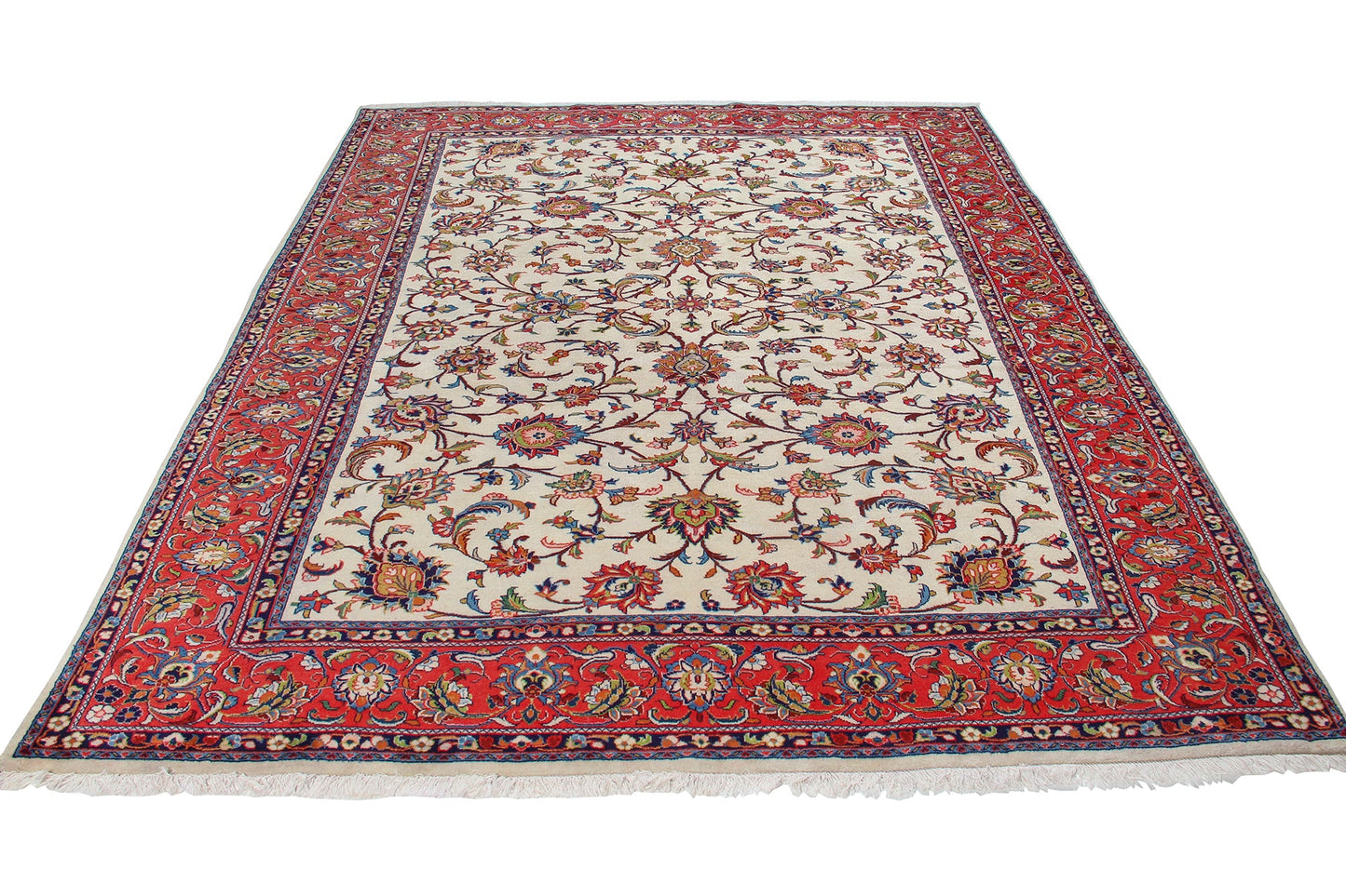 Traditional Sarouk Sultanabad Fine Hand-knotted Persian Carpet