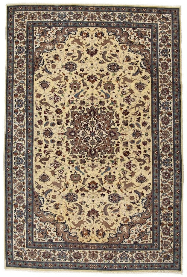 Persian Traditional Wool Hand-Knotted Nain Wool Area Rug product image #27556240720042