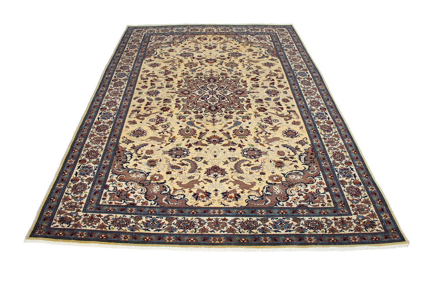 Persian Traditional Wool Hand-Knotted Nain Wool Area Rug product image #27556240851114