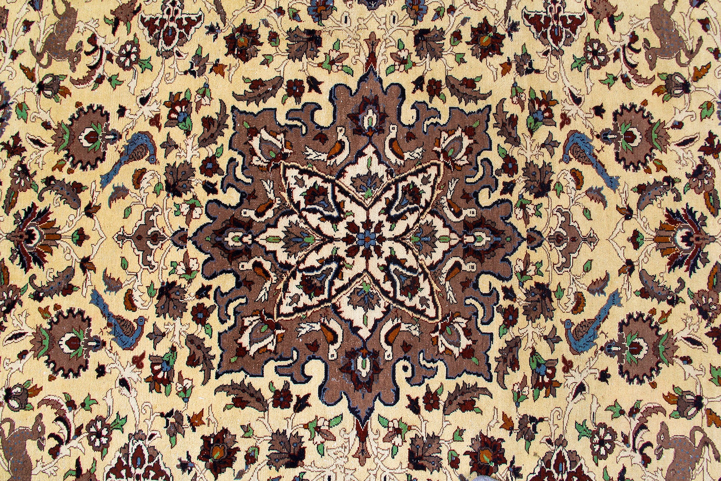 Persian Traditional Wool Hand-Knotted Nain Wool Area Rug product image #27556240949418