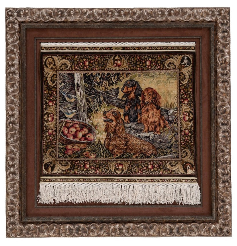 Framed Turkish Hereke Rug