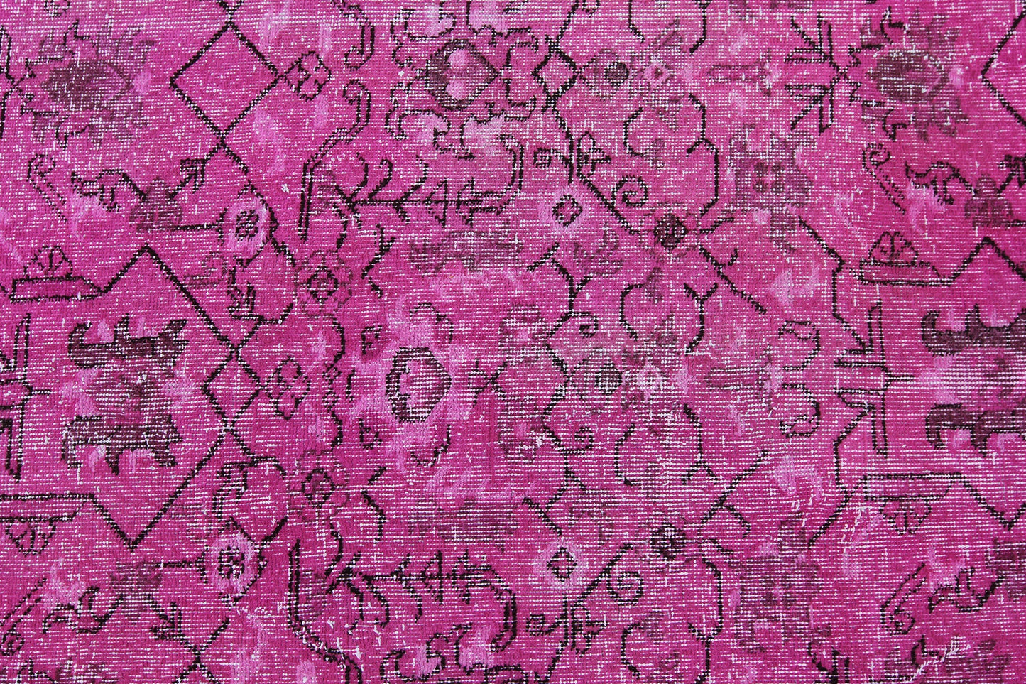 Vintage Fine Handmade Wool Area Rug