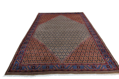 Bidjar Heratti  Handmade Persian Wool Rug-id5
