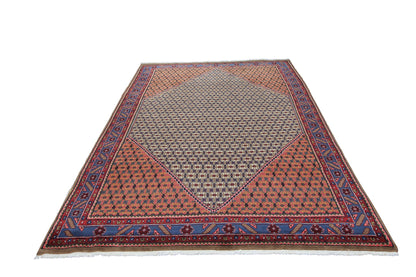 Bidjar Heratti  Handmade Persian Wool Rug-id6
