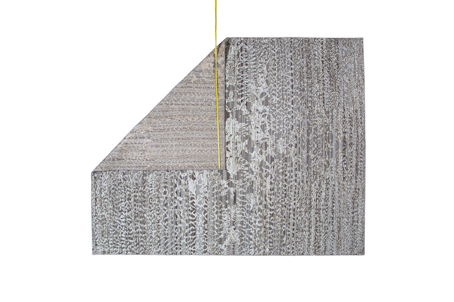Modern Indian Handmade Area Rug with an Abstract Design