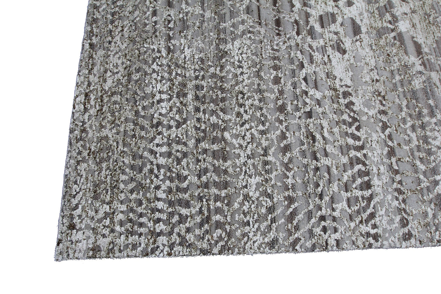 Modern Indian Handmade Area Rug with an Abstract Design
