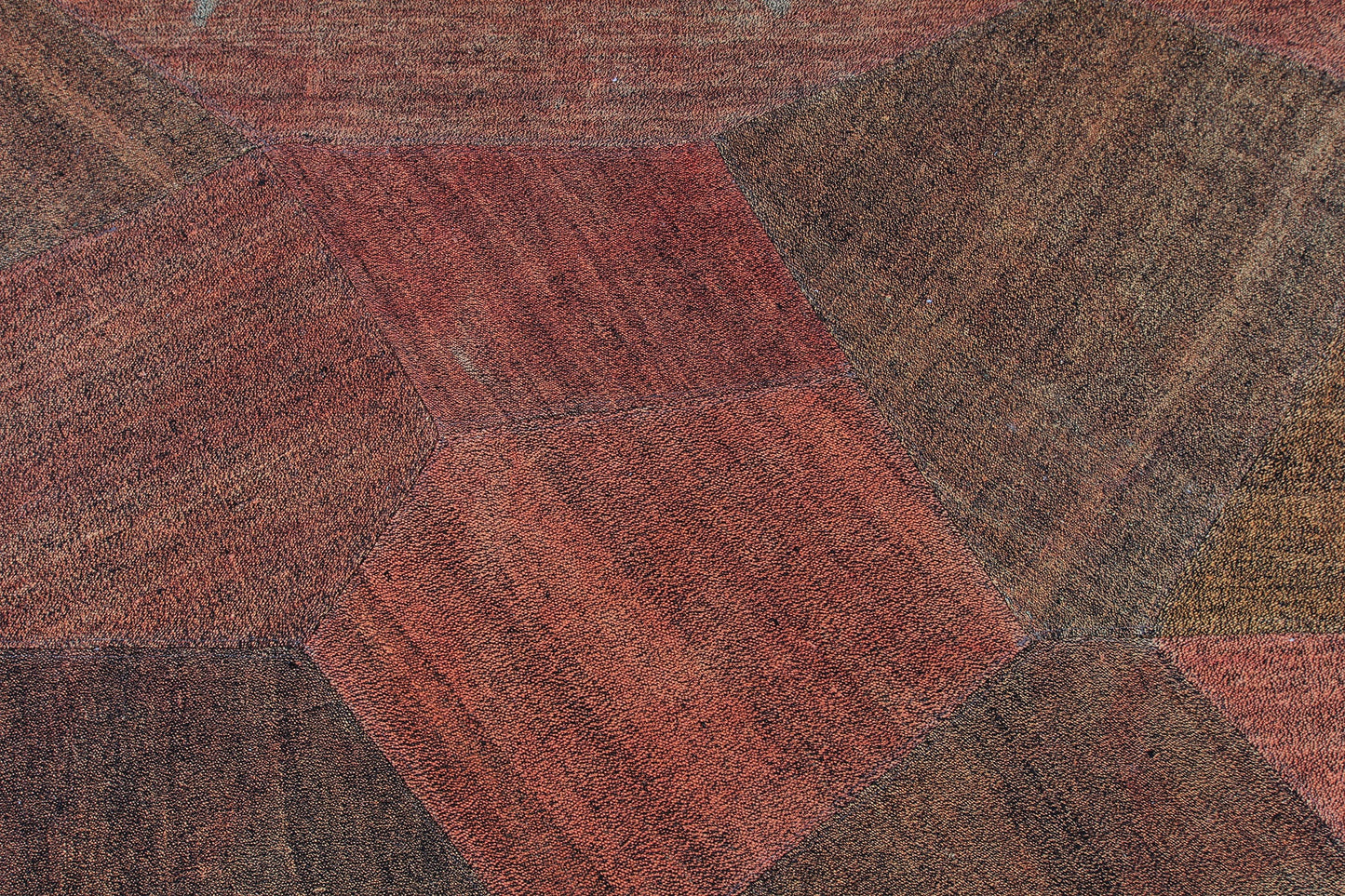 Turkish Modern Fine Patchwork Wool Handmade Area Rug