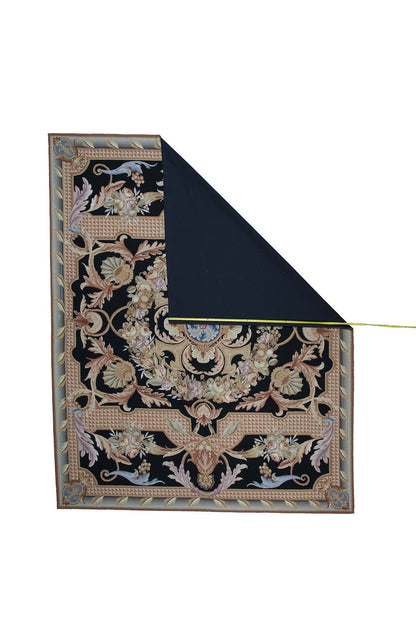 Chinese with French Design Needlepoint Rug.-id4
