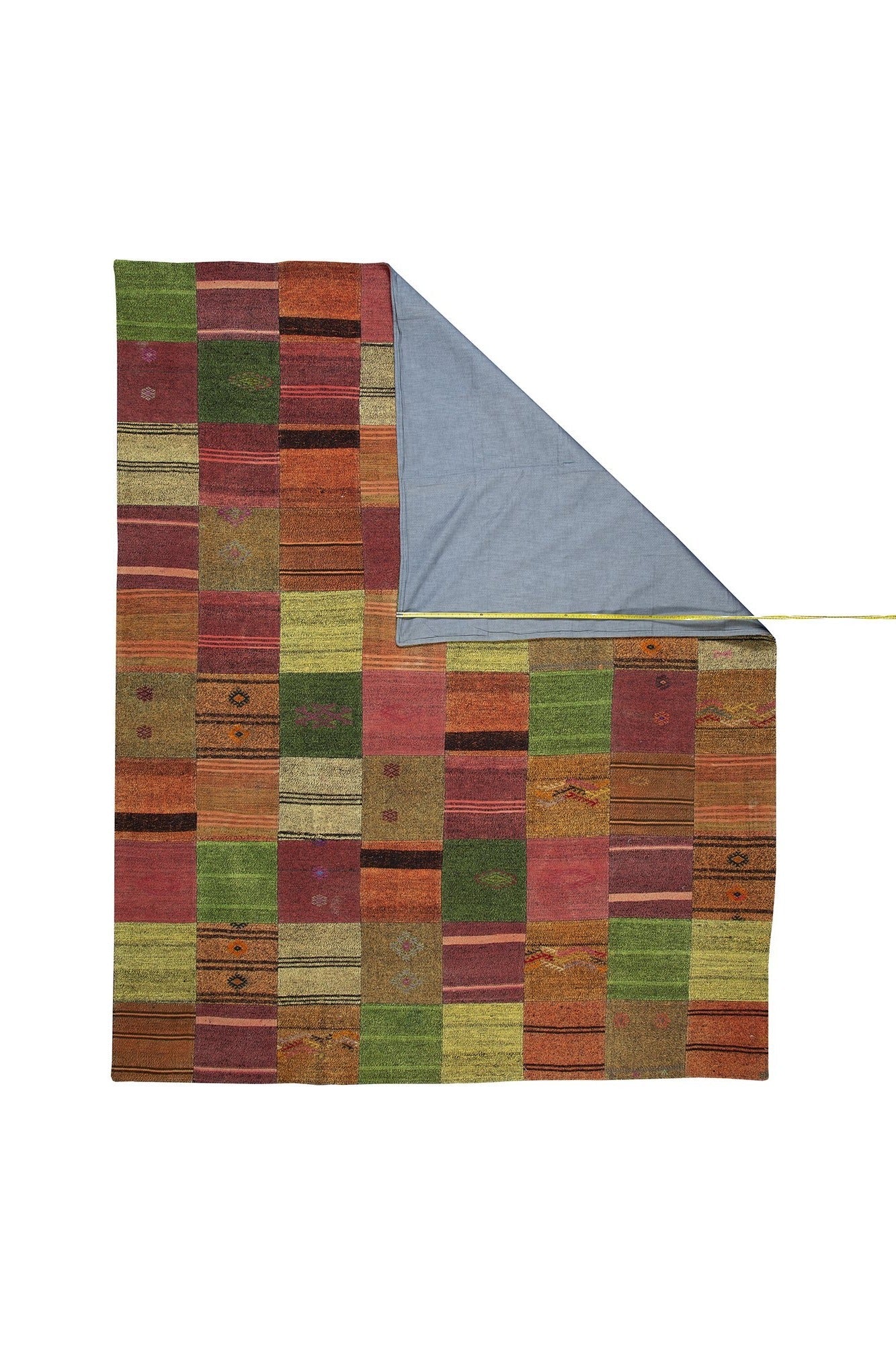 Modern Turkish Patchwork Wool Area Rug product image #27556234494122