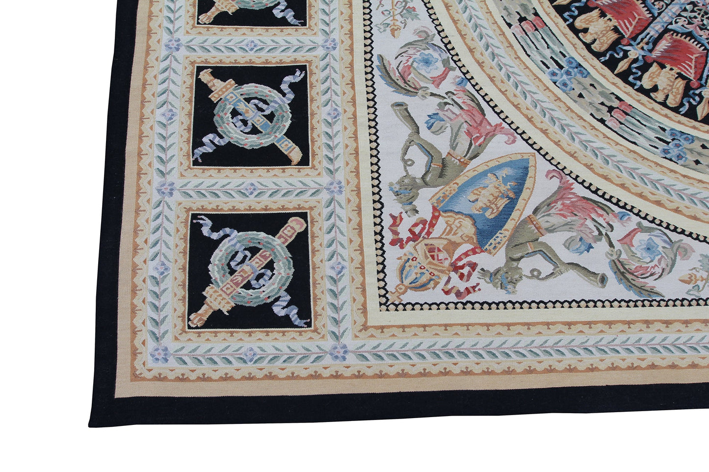 China Tapestry Wool Handmade Aubusson French Royal Design product image #27556229611690