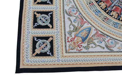 China Tapestry Wool Handmade Aubusson French Royal Design-id7
