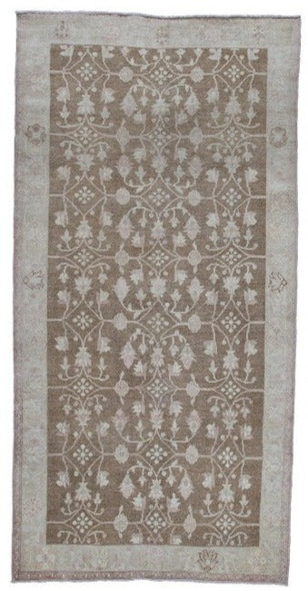 Turkish Handmade With a classic Design Wool Runner Rug