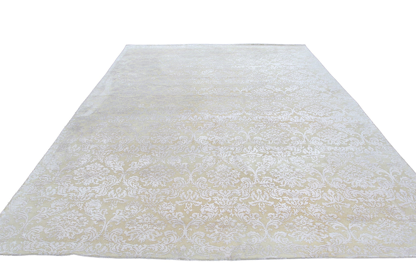 Indian Handmade Modern Wool And Silk Area rug