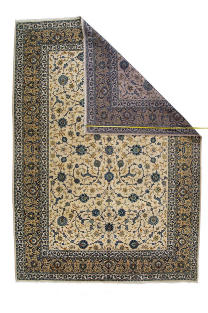 Persian Handmade Kashan Oversized Area Rug-id6
