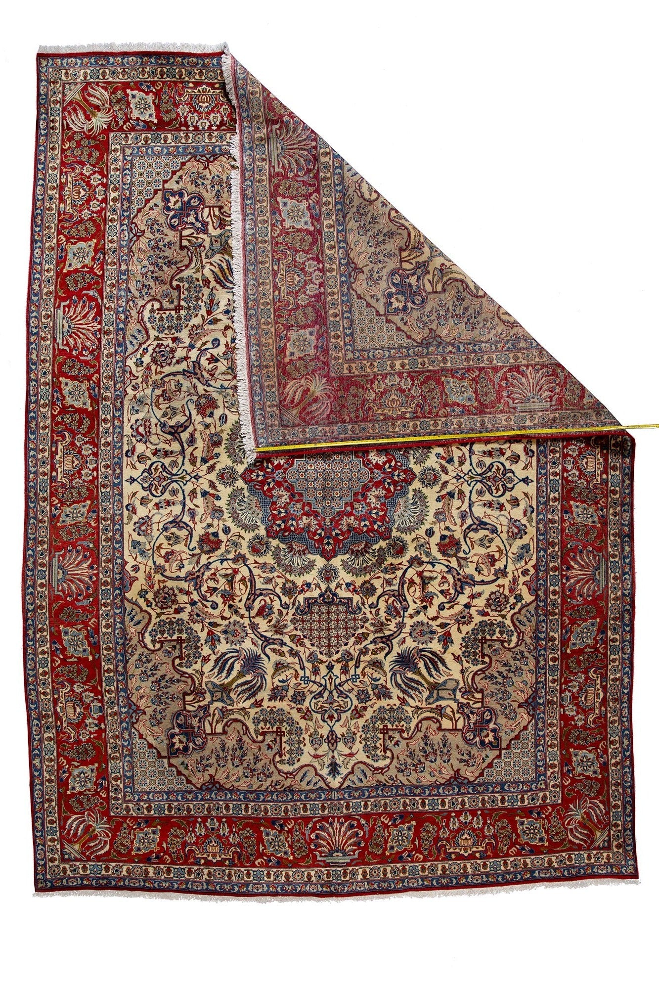 Traditional Persian Isfahan Medallion  Handmade Wool Area Rug product image #27555784032426