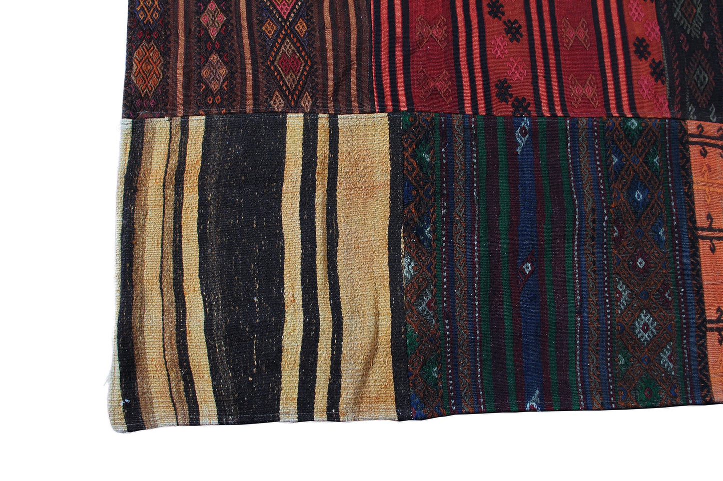 Turkish  Vintage Multicolor  Patchwork Carpet With A Modern Design product image #27555376890026