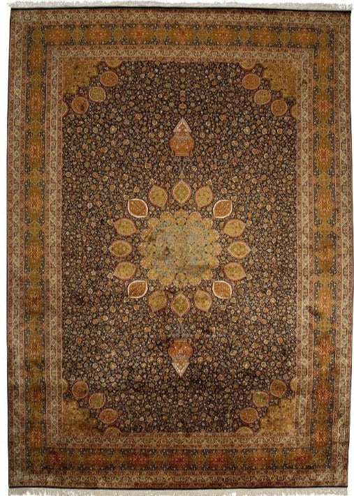 Ardabil Shaykh Safi  Kashmir  Pure Silk Carpet product image #28333844234410