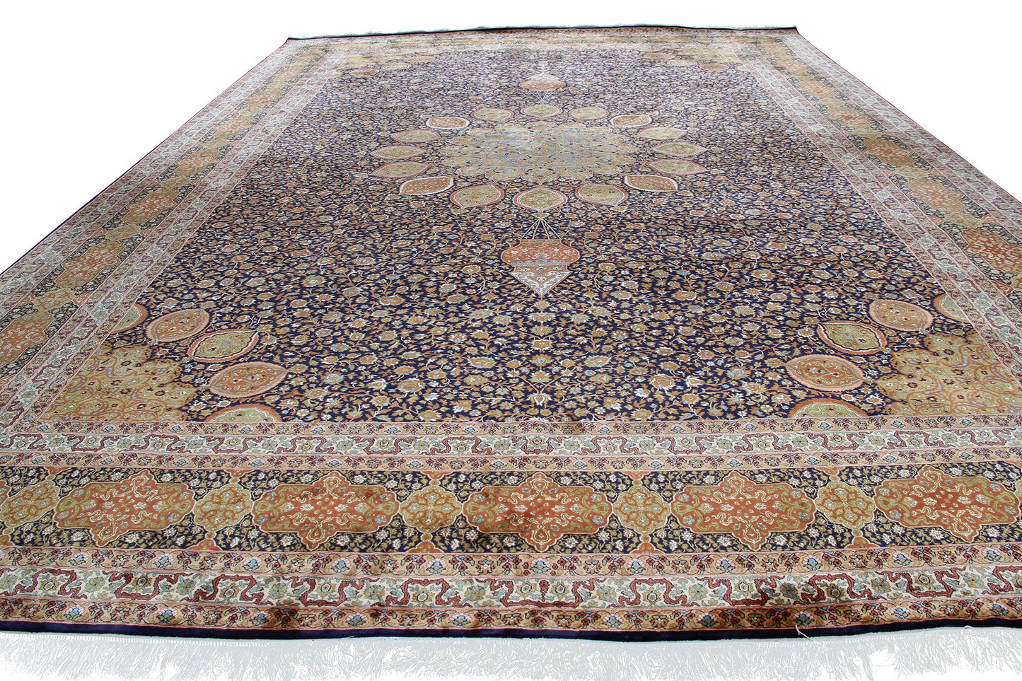 Ardabil Shaykh Safi  Kashmir  Pure Silk Carpet product image #28333844332714