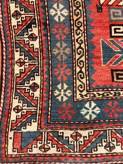 Antique Genje Genuine Fine Armenian Handmade Rug-id4

