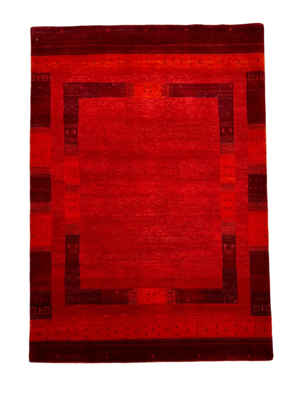 Indian Handwoven Gashgai Similar To Navaho Area Rug