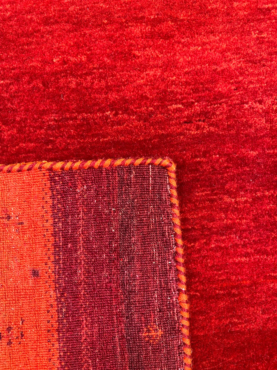 Indian Handwoven Gashgai Similar To Navaho Area Rug